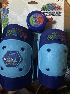 Bell PJ Masks Elbow & Knee Pad Set with Bike Bell Value Pack - Picture 1 of 2