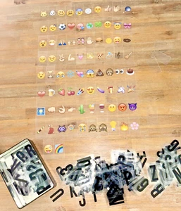 Light Box Letters and Emojis Lots of Letters - Home Decor Sign - Picture 1 of 2