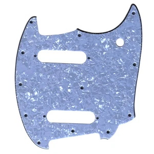 White Pearl Schlagbrett Gitarrenteile für Fender OffSet Serie Mustang Gitarre - Bild 1 von 6