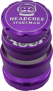 Molinillo de hierbas Headchef Spaceman con corte de haz láser, versión tamizadora 2-55 mm - Imagen 1 de 5