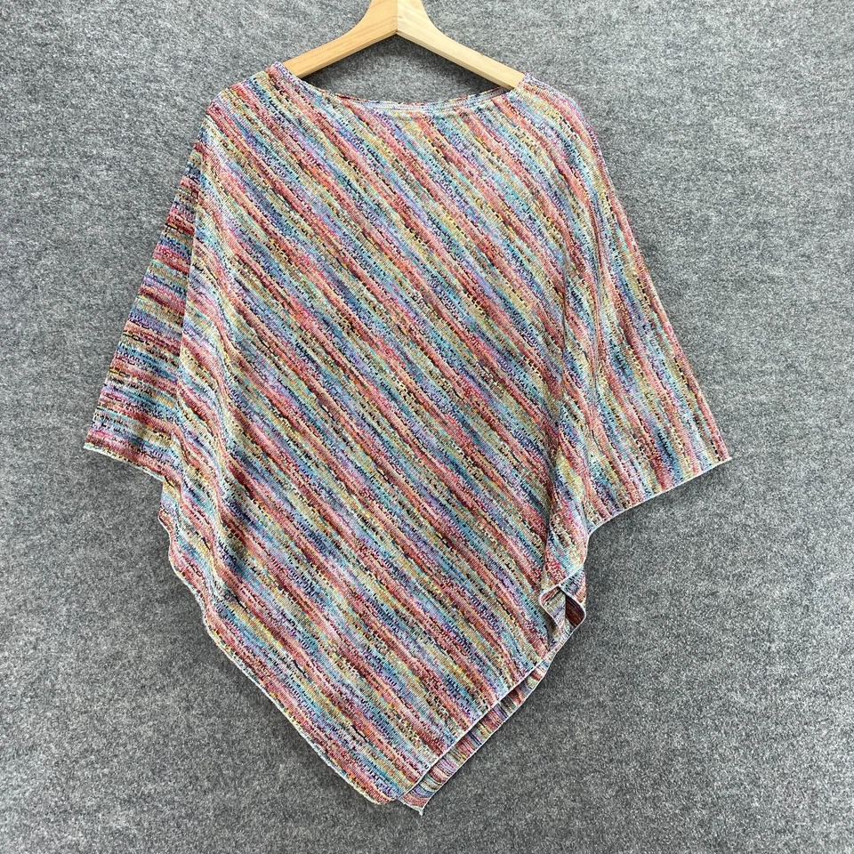 Suéter Pullover Coldwater Creek Mujer S Pequeño Azul Rayas Manga 3/4 Informal Foto 1 de 4