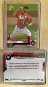 2020 Topps Now Trevor Bauer NL Outstanding Pitcher Players Choice Award  SP 219