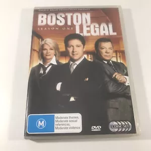 Boston Legal Season One DVD Region 4 PAL TV Series William Shatner James Spader - Picture 1 of 9