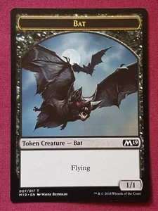 Magic The Gathering 2019 CORE SET M19 BAT TOKEN card MTG - Bild 1 von 2