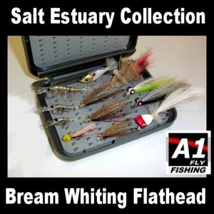 Saltwater Estuary Fly Fishing Flies Collection - Flathead Bream Whiting Trevally - Picture 1 of 1