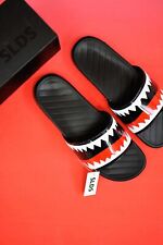 Brand New SLDS Black Shark Sharkmouth Bape Inspired Sandals Slides