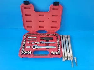 Craftsmaמ super Max Axess socket set pass thru SAE/MM 1/4 & 3/8" 51 pieces - Picture 1 of 7