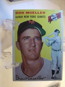 1954 Topps Baseball #42 - Don Mueller - New York Giants 54-006 - Picture 1 of 2