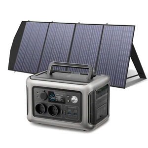 ALLPOWER 200W Solarpanel mit R600 Powerstation 600W 299Wh Mobiler Stomspeicher - Bild 1 von 10
