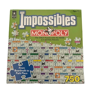 Bepuzzled Impossibles Monopoly 750 Piece Jigsaw Puzzle No Edge Extra Pieces Gift - Picture 1 of 7