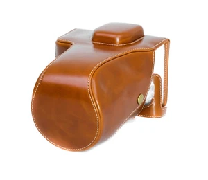 Battery Compartment Camera Bag Case for Fujifilm X-T2 Long Brown Bag CC1717b - Picture 1 of 1
