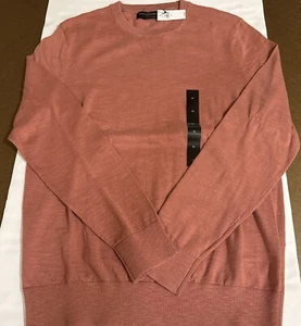 Banana Republic “Organic Cotton”- Mohair Wool Sweater Sz: Medium Peach - Picture 1 of 5