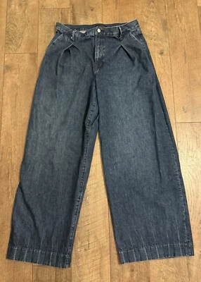 Pantalones de mezclilla Banana Republic Y2K cintura alta relajados pierna ancha talla 31  Foto 1 de 4