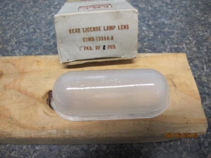 1961 Mercury NOS License Lamp Lens Brand New FoMoCo - Imagen 1 de 2