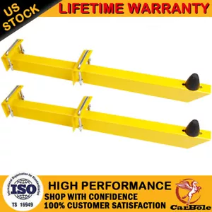 Pair Universal Adjustable Leaf Spring Traction Bars 28" For Ford Chevy Chrysler - Picture 1 of 15