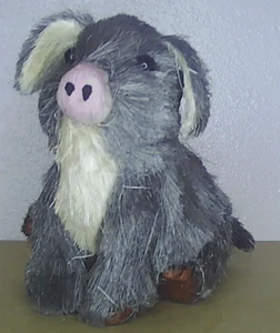 Ashland Maiale Grigio Decorazione Naturale Accento 5" - Foto 1 di 5