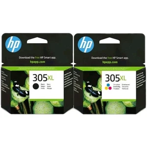 HP 305XL Czarno-trójkolorowe wkłady atramentowe Wielopak Wydajność Oryginał - 6ZA94AE - Zdjęcie 1 z 17