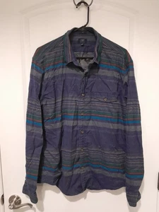 J. Crew Brushed Twill Shirt Men XL Slim Fit Button Down Long Sleeve Patterned - Picture 1 of 7