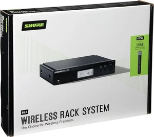 Shure BLX24/PG58 Wireless Microphone System Portable Vocal Microphone - Picture 1 of 8