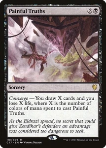 Painful Truths 118 LP Normal Commander 2017 MTG EN - Picture 1 of 1