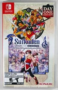 SUIKODEN I & II HD REMASTER 1 + 2 Used / Pre-owned NINTENDO SWITCH Game ESRB - Picture 1 of 9