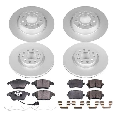 PowerStop CRK7836 Brake Kit For Volkswagen CC 2009-2017 Front Rear Foto 1 de 4
