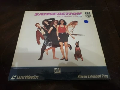 BRAND NEW SEALED Laserdisc Satisfaction RARE Julia Roberts Girl Band Rock Y3 Foto 1 de 4
