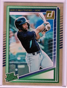 2025 PANINI DONRUSS BRICE MATTHEWS GOLD RATED ROOKIE RC #08/10 - Picture 1 of 1