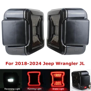 Luces traseras LED de humo de repuesto de 2 piezas para Jeep Wrangler JL 2018-2024 - Imagen 1 de 13