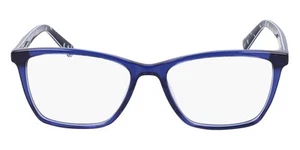 Nine West NW5205 Eyeglasses Women Crystal Ink Square 56mm New 100% Authentic - Picture 1 of 7