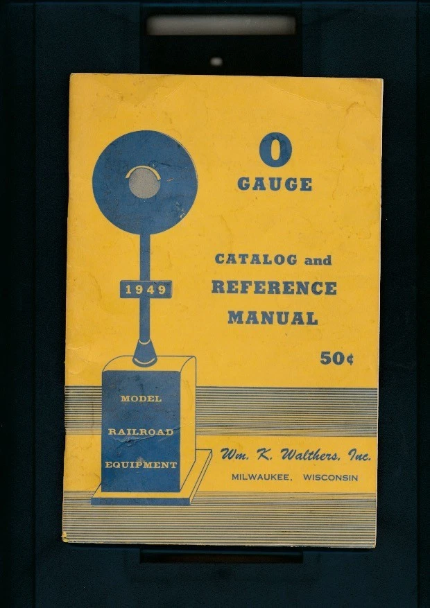 Catálogo Walthers calibre O 1949 Foto 1 de 1