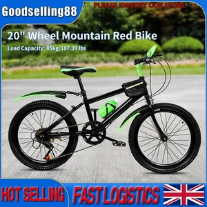 20-inch Green Mountain Bike Carbon Steel Frame Carries A Load Of 85kg/187.39 Lbs - Picture 1 of 23