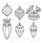 Heartfelt Creations Stamps ~ NOEL HOLIDAY ORNAMENTS ~ HCPC31031