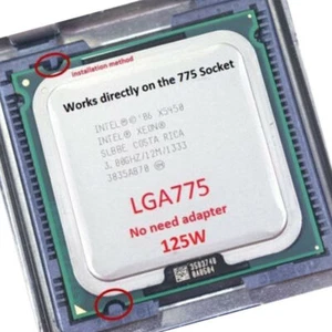 Procesador de CPU cuatro núcleos Intel Xeon X5450 3,0 GHz LGA 775 similar al Q9550 Q9650 - Imagen 1 de 2