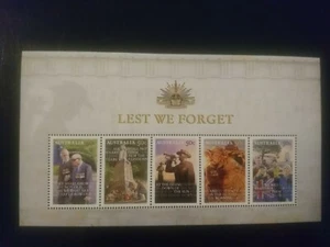 Australia Bloc Timbres Lest We Forget-2008- Neuf ** - Picture 1 of 2
