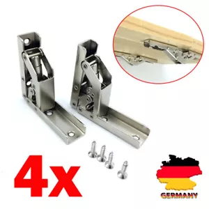 4x Regal Scharnier Klappscharnier Versteckte 90/180° Schranktür Tisch Schrank DE - Bild 1 von 5