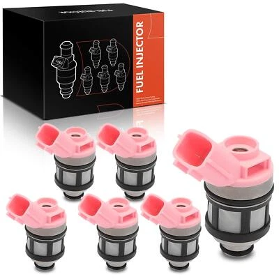 Inyectores de combustible 6 piezas para Nissan Frontier 1999-2004 Xterra 2000-2004 Pathfinder Foto 1 de 4