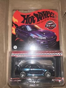 Hot Wheels Red Line Club Exclusive Nissan Skyline GT-R R34 - Purple - Picture 1 of 3