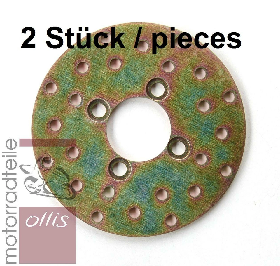 2 Stück EBC Bremsscheibe vorne - Yamaha YFM 250 / 350 / 660 700 - MD6054D - Image 1 of 1
