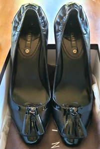 Celine Womens Shoes, size 7.5, 37.5, black leather, tassels - Picture 1 of 11