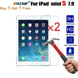 2Pcs Tempered Glass Screen Protector For iPad mini 5 7.9 A2133 A2124 A2126 A2125 - Picture 1 of 23