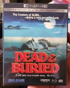 DEAD AND BURIED 1981 4K UHD + BLU-RAY + CD + SLIPCOVER BLUE UNDERGROUND OOP - Foto 1 di 4