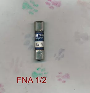 BUSSMANN FUSETRON FNA 1/2 FUSE FNA1/2 1/2 AMP 125 VOLT - Bild 1 von 3