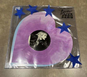 Taylor Swift Lover Live from Paris herzförmig rosa & blau farbig Vinyl 2XLP - Bild 1 von 2