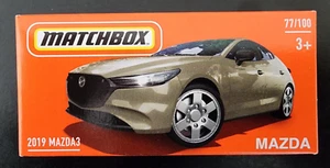 Matchbox 2019 Mazda3 Diecast Car Champagne Colour Power Grab Box 2024 Release - Picture 1 of 2