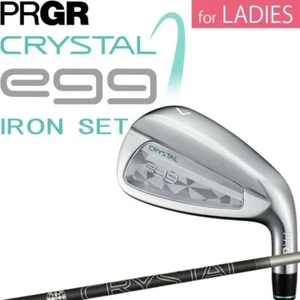 for Ladies Yokohama PRGR GOLF Japan 2025 CRYSTAL egg IRON SET 7,8,9,Pw 4-Irons - Picture 1 of 14