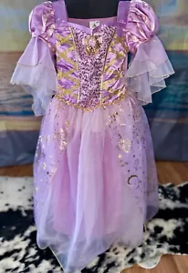 Rapunzel Disney Store Dress Size 5/6 Tangled Halloween Costume Purple - Picture 1 of 5