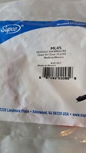 ML45 Supco Defrost Thermostat, New, Supco, 90 Day Warranty