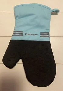 Cuisinart Neoprene Oven Mitt Baby Blue and Black - Picture 1 of 10