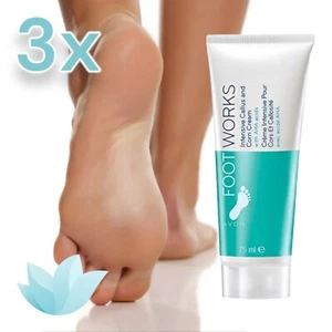 3X Crema Intensiva Per Calli E Duroni Avon Footworks Con Acidi AHA, 75Ml - Picture 1 of 6